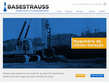 Tablet Screenshot of basestrauss.com.br